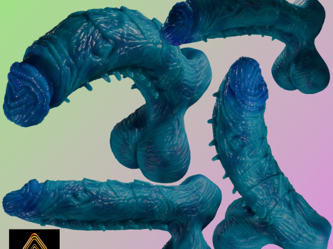 ओनी डेमन पेनिस सेक्सटॉय लोपोली और हाईपोली रिग्ड 3D मॉडल