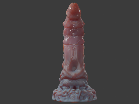 Fantasy Pathrax Dragon Penis Sextoy Rigged Model 3D