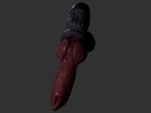 Fantasy Boxxx Werewolf Penis Sextoy 3D Model