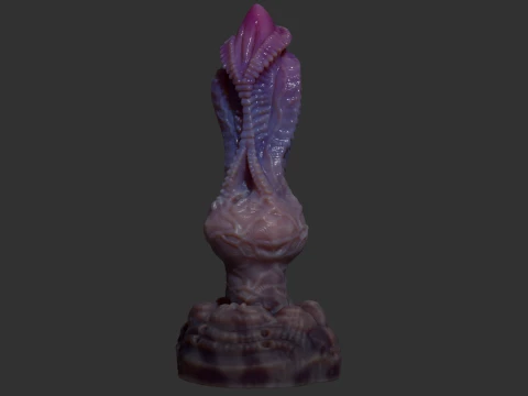 Fantasy Grinian Alien Penis Sextoy Rigged 3D Model