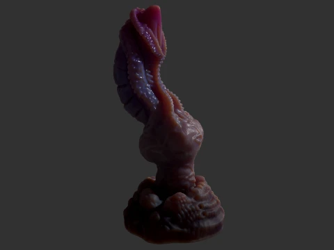 Fantasy Grinian Alien Penis Sextoy Rigged 3D Model