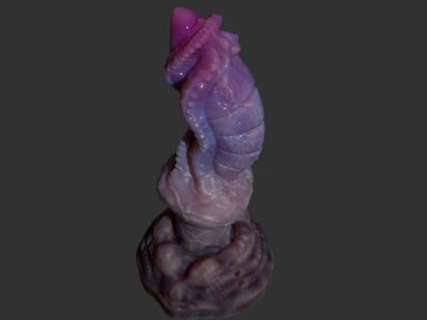 Fantasy Grinian Alien Penis Sextoy Rigged 3D Model