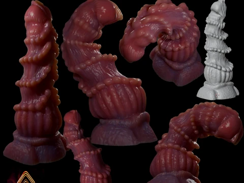 Fantasy Beligrosso Dragon Penis Rigged 3D Model