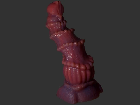 Fantasy Beligrosso Dragon Penis Rigged 3D Model