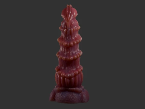 Fantasy Beligrosso Dragon Penis Rigged 3D Model