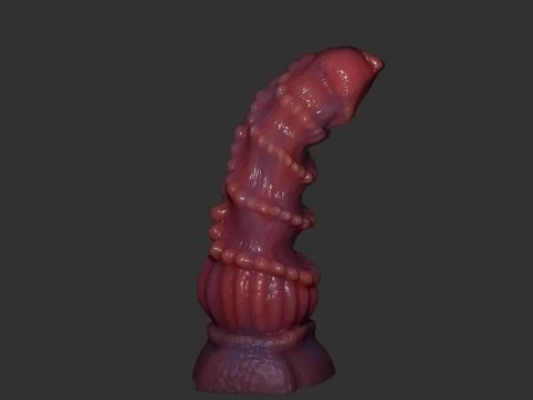 Fantasy Beligrosso Dragon Penis Rigged 3D Model