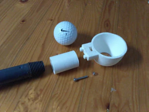 golf ball retriever attachement for a vileda telescopic mop handle 3D Print Model