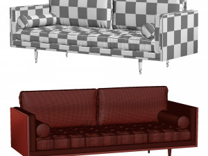 woodrow skandi fabric sofa 3D Model