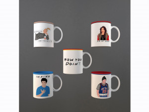 series mugs 3D 모델