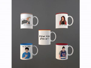 tazze di serie Modello 3D