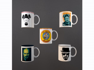 series mugs 3D 모델