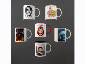 series mugs 3D 모델