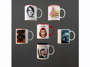 tazze di serie Modello 3D