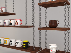 series mugs 3D 模型