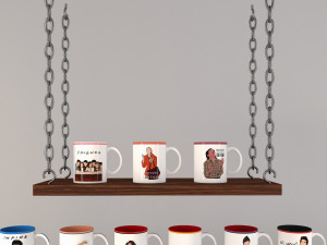series mugs 3D 모델