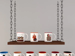 tazze di serie Modello 3D