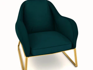 low poly sofa 3D Model