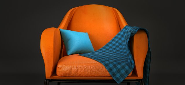 modern sofa 3D Model .c4d .max .obj .3ds .fbx .stl .blend 