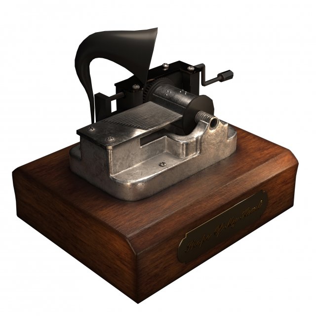 music box Modelo 3D .c4d .max .obj .3ds .fbx .stl .blend 
