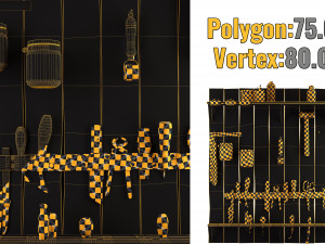 low poly workbench4k pbr textures 3D Модель