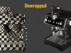 la specialista espresso machine 4k pbr textures Modèle 3D