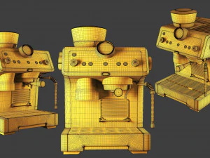 la especialista m&aacute;quina de caf&eacute; expresso 4k texturas pbr Modelo 3D
