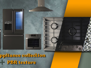 lg appliance collection 3D Model