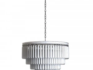 Luxe Amerikaanse Crystal Retro Grote Hanger Lamp 3D Model