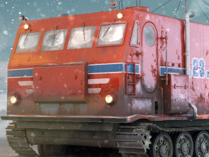 kharkovchanka arctic off-road vehicle 3D मॉडल