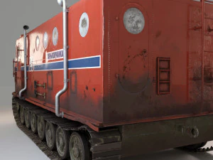 kharkovchanka arctic off-road vehicle 3D Model
