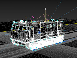 kharkovchanka arctic off-road vehicle 3D-Modell