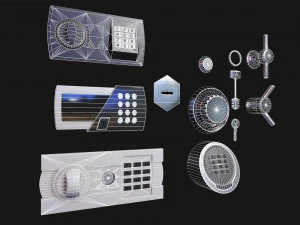 safe locks 3D Model