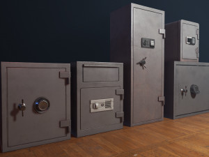 lockers collection Model 3D