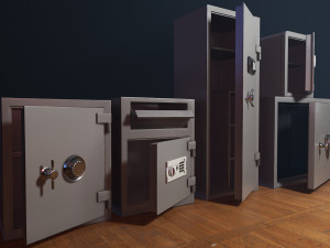lockers collection Model 3D