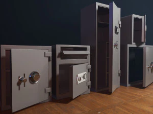 ritiro degli armadietti Modello 3D