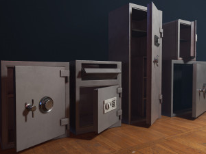 lockers collection Model 3D