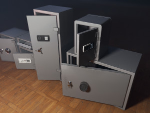 lockers collection Model 3D
