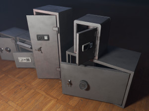 lockers collection Model 3D