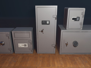 lockers collection Model 3D