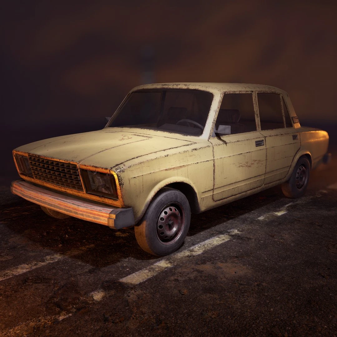 vaz - 2105 3D Model .c4d .max .obj .3ds .fbx .stl .blend