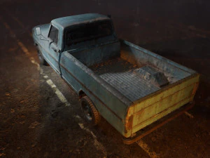 old american car 3D Model