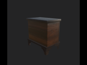 bedside table 3D मॉडल