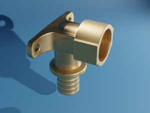 collection of axial press fittings for pex pipes Modelo 3D
