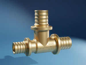 collection of axial press fittings for pex pipes 3D Model