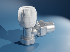 stout svrs manual thermostatic valve 3D-Modell