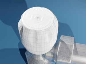 stout svrs manual thermostatic valve 3D-Modell