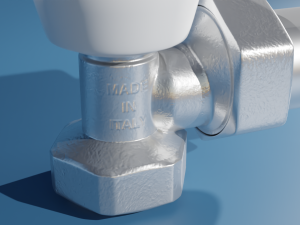 stout svrs manual thermostatic valve 3D-Modell