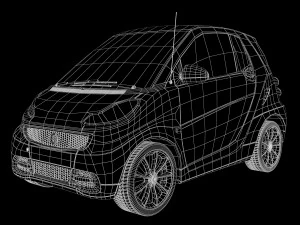 smart fortwo 2013 3D Model