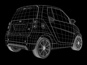 smart fortwo 2013 3D Model