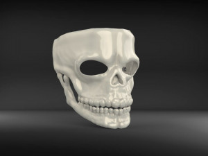 mask james bond spectre skull 007 3D Model